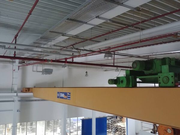 Doppelträger Brückenkran, Stahl, 32to. 18m Spannweite – gebraucht -: – Bild 2