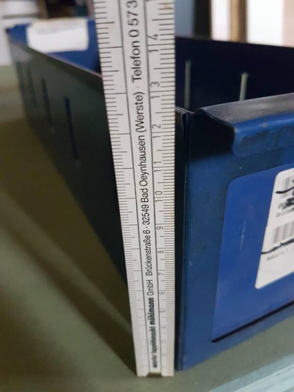 184 St. SSI SCHÄFER Regalkästen aus Metall – gebraucht -: – Bild 2