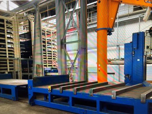 Blechlagerdoppelturm Stopa, 25 Fächer (Kassetten) a 5 Tonnen, für Blechformat 2 x 4m – gebraucht - : – Bild 2