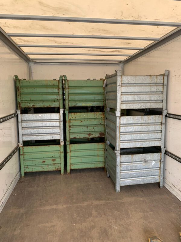 300 Stück SSI SCHÄFER Großbehälter, 800*600*660 lbh, Metall – gebraucht -: lagertechnik