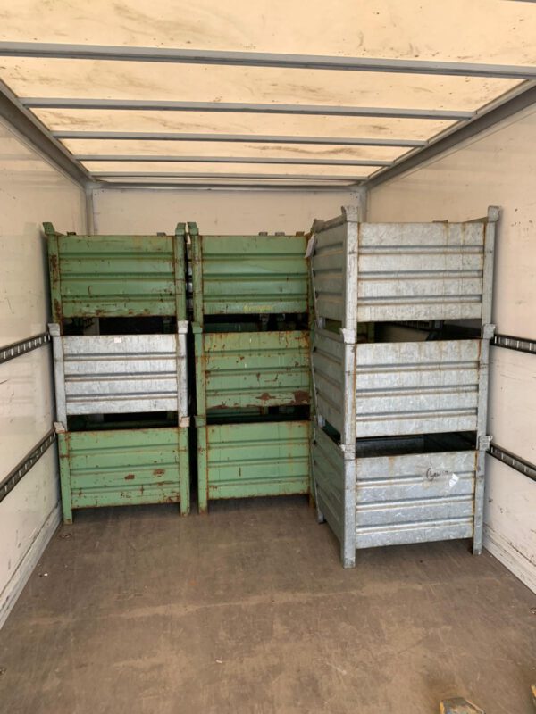 300 Stück SSI SCHÄFER Großbehälter, 800*600*660 lbh, Metall – gebraucht -: – Bild 2