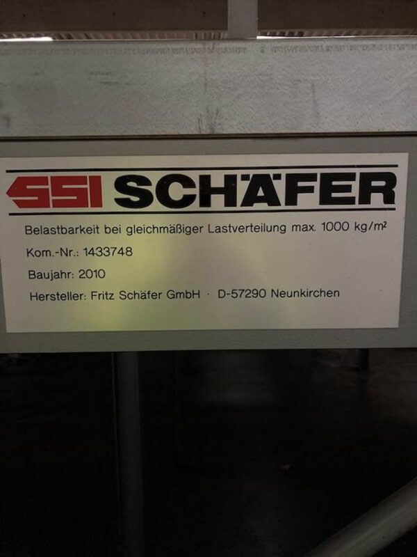 Schwerlast – Stahlbau - Lagerbühne, SSI Schäfer, freitragend, ca. 568,75m2 mit Spanplatten und teils Gitterrosten, 1.000kg/m2 – gebraucht - : – Bild 2