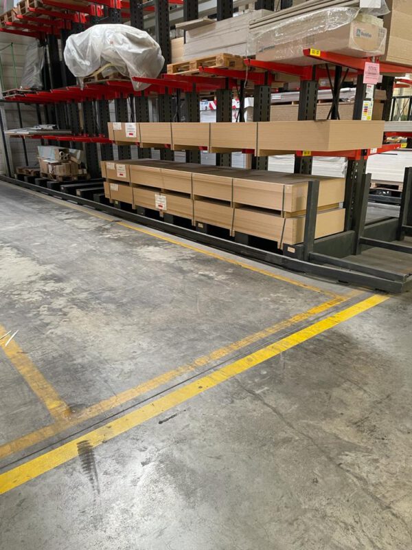 Kragarmregale, sipag, ein- und zweiseitig, 1.000kg / Arm, Höhe 5,50m, eingehängte Arme – gebraucht - : – Bild 2
