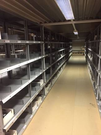 750 Felder Fachbodenregale, SSI Schäfer, 1x 0,5m, ca. 2,17m hoch, R4000 – gebraucht - : lagertechnik