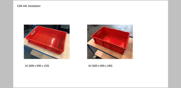 über 3.500 Stück Stapeltransportkästen / Lagerkisten, wahrscheinlich Eurokästen EF, Größen 600x400 und 800x600mm – gebraucht - : – Bild 2