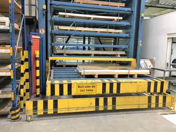 DORNIEDEN Blechlagerturm für Blechtafeln 1,50 x 3m, max. 12 Kassetten, 1,5to / Kassette – gebraucht - : – Bild 2