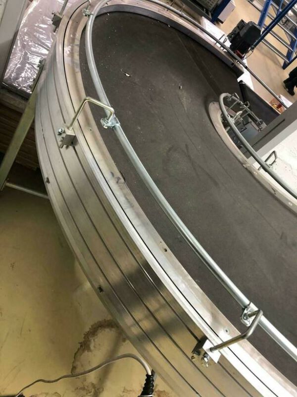 2 Stück Kurvengurtförderer 180 Grad, Helix für Steigbänder mit SEW – gebraucht -: – Bild 2