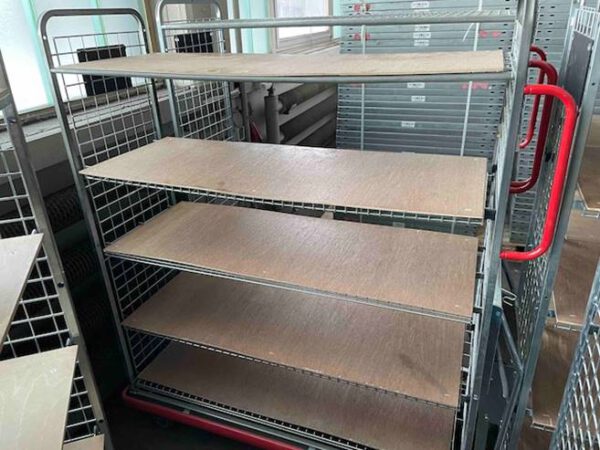 25 Stück Rollwagen, Kommissionierwagen, Wanzl - gebraucht - : – Bild 2