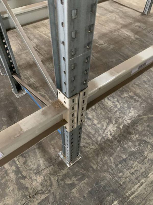 Palettenregal, Galler, ca. 2.800 Palettenstellplätze, Rahmenhöhe  ca. 4,50m, 1.000kg pro Palette – gebraucht - : – Bild 3