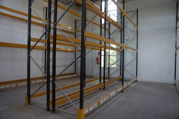 Palettenregal, Rahmenhöhe 5,70m. mind. 500kg / Palette, max. 399 Stellplätze – gebraucht - : – Bild 3