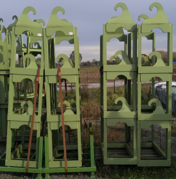 ca. 78 Stück Stapeljoche, Innenbreite 870mm, Innenhöhe 400 bzw. 600mm, 3 To – gebraucht - :