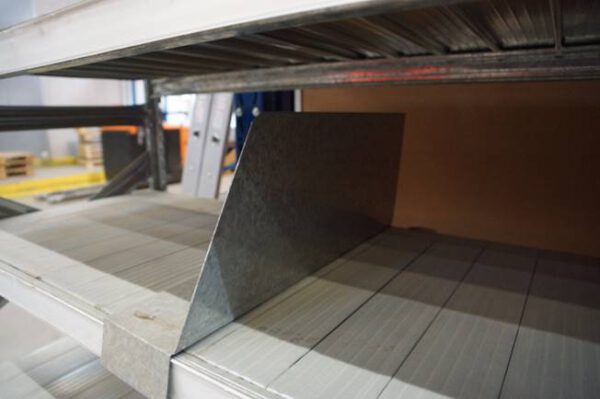 Fachbodenregale, Regatix bzw. METALSISTEM, Super 1-2-3, Regaltiefe ca. 50cm, Feldlänge 1,20m, gesamt ca. 1.000 Felder – gebraucht - : – Bild 3