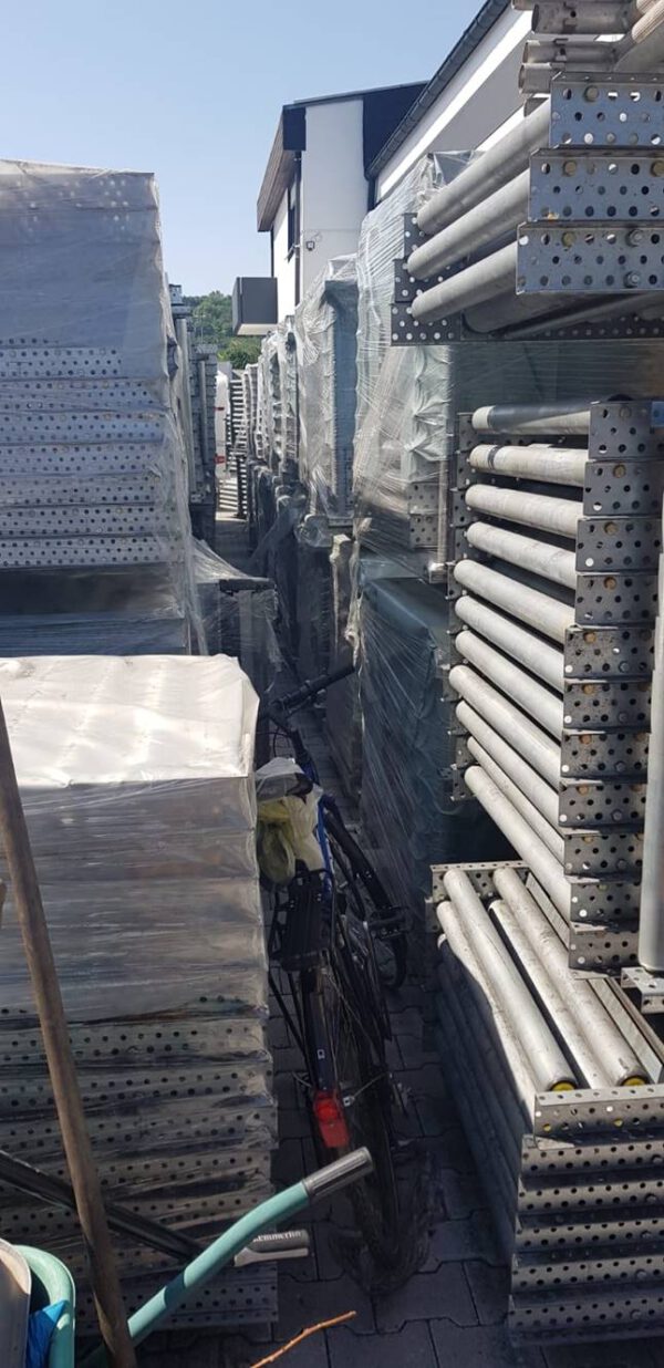 Rollen - Fördertechnik für (Euro)Paletten, ca. 1,5 KM – gebraucht -: – Bild 3
