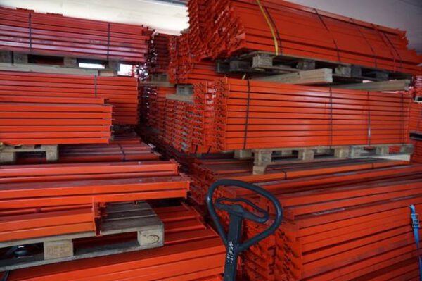 Palettenregal, SLP, Rahmen 1,66 bis 4m, viele Traversen – gebraucht - : – Bild 3