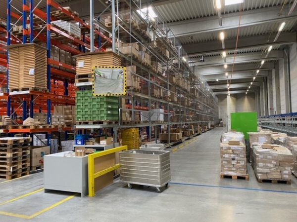 Palettenregal, Galler, ca. 7m hoch, 850kg / Palette, 3,60m Traversen, max. 448 Stellplätze – gebraucht – : – Bild 3