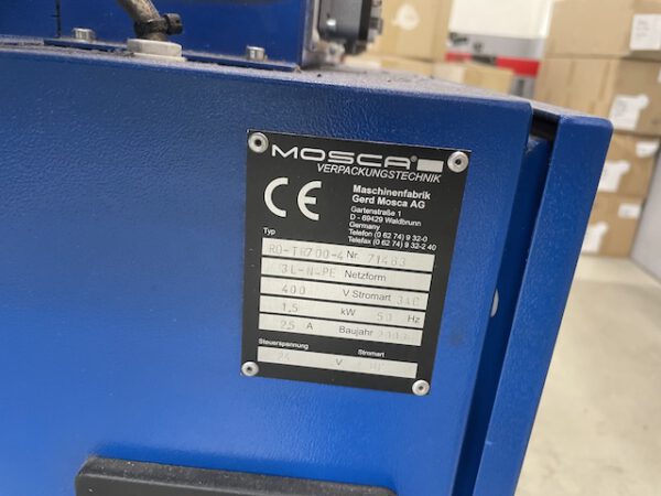 Umreifungsmaschine, Kartonumreifer, Mosca, RO-TR700-4  - gebraucht - : – Bild 3