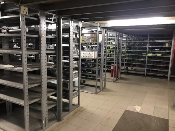 Fachbodenregalanlage, SSI Schäfer Regalanlage R 4000, 2 Ebenen – gebraucht - : – Bild 3