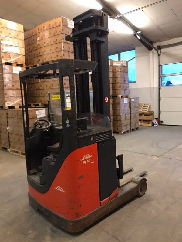 Schubmaststapler, Kommissionierstapler 1,4 to. – gebraucht - : – Bild 3