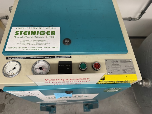 Schraubenkompressor, Renner, Schraubenkompressor RS-PRO 7,5, schallgedämmt, inkl. Kältetrockner ECOTROC KTD-B100 – gebraucht - : lagertechnik Schraubenkompressor, Renner, Schraubenkompressor RS-PRO 7,5, schallgedämmt, inkl. Kältetrockner ECOTROC KTD-B100 – gebraucht - : – Bild 3