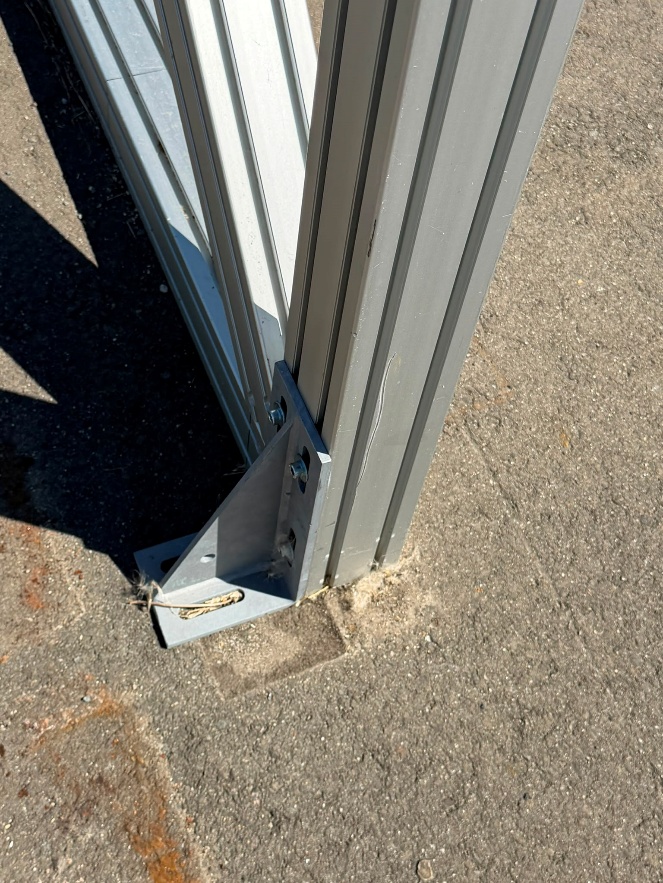 Überdachung / Unterstand / Raucherstand / Müllplatz – gebraucht - : lagertechnik Überdachung / Unterstand / Raucherstand / Müllplatz – gebraucht - : – Bild 3