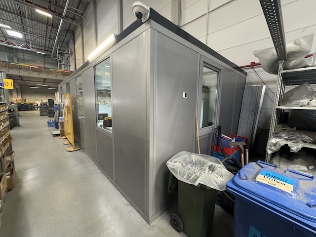 Lagerbüros, Raum-im-Raum-System, ca. 39m2 – gebraucht - : lagertechnik Lagerbüros, Raum-im-Raum-System, ca. 39m2 – gebraucht - : – Bild 3