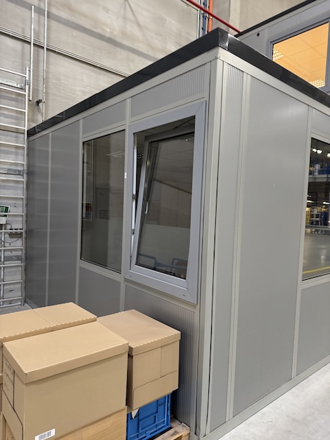 Lagerbüros, Raum-im-Raum-System, 2 geschossig mit Treppe, 2 große und ein kleiner Raum – gebraucht - : lagertechnik Lagerbüros, Raum-im-Raum-System, 2 geschossig mit Treppe, 2 große und ein kleiner Raum – gebraucht - : – Bild 3