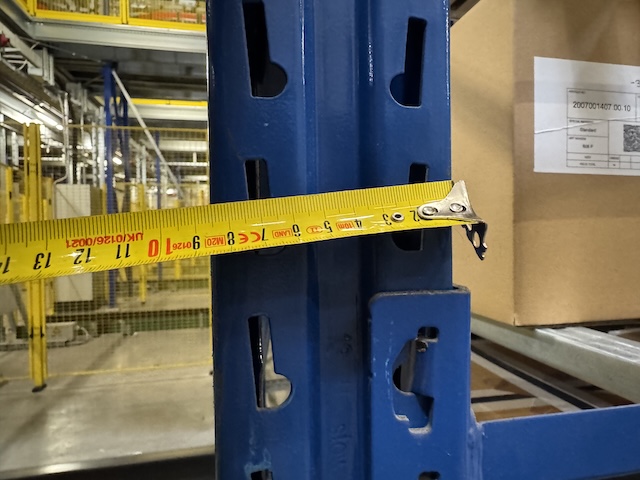 Rahmen aus einem AKL, Stow, 6,m / 12m / 18m, leichte Traversen, Blechstege - gebraucht - : lagertechnik Rahmen aus einem AKL, Stow, 6,m / 12m / 18m, leichte Traversen, Blechstege - gebraucht - : – Bild 3