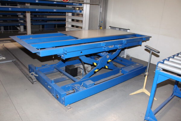 automatisches Blechlager, Stopa, für Bleche max. 1,50m x 3m, 3 To. Kassette, 299 Stellplätze, – gebraucht - : – Bild 3