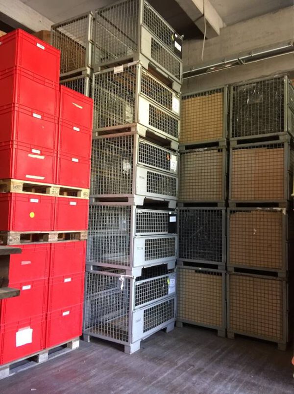 2 – 300 Stück, Eurogitterbox, tauschfähig  - gebraucht- : lagertechnik