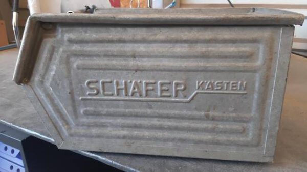 112 St. SSI SCHÄFER Sichtlagerkästen, LF 14/7-2Z, Metall – gebraucht -: lagertechnik