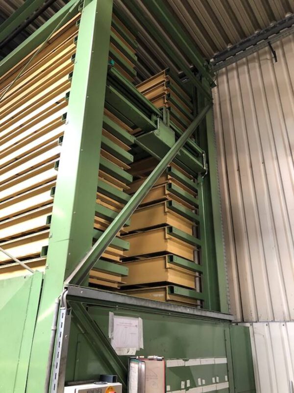 Langgutlagerturm, 1to / Kassette, 39 Kassetten, 6,50m Kassettenlänge – gebraucht - : – Bild 3