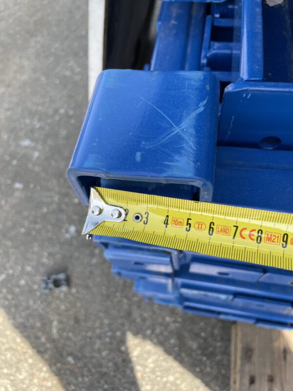 200 Stück Tiefensteg / Tiefenauflage für Palettenregal (ideal für den Einsatz Spanplatten Stärke von 38 - 40 mm) – gebraucht – : – Bild 3
