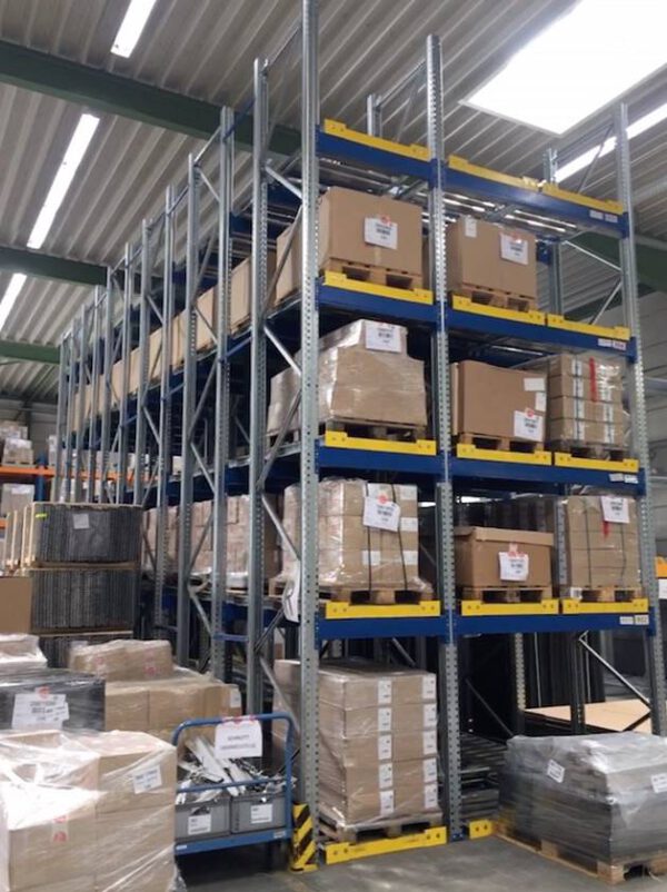 Paletten – Durchlaufregal für 120 Europaletten, 1.000kg / Palette – gebraucht -: – Bild 3