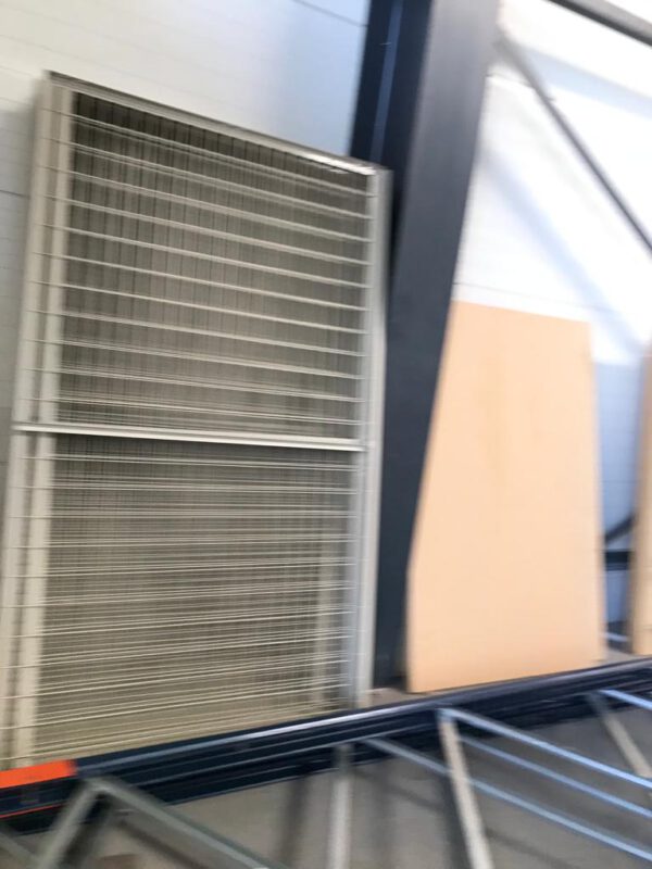 Palettenregal, 33 Palettenplätze, 7,10m Höhe, 2,70er Traversen mit Rückwandgitter und Holzböden – gebraucht – : – Bild 3