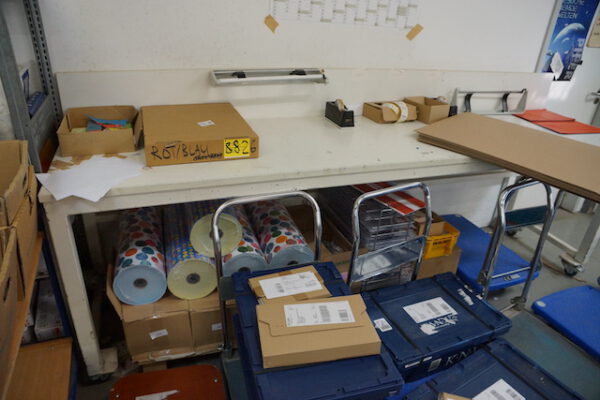 7 Stück Arbeitstisch, rollbar- gebraucht - : – Bild 3