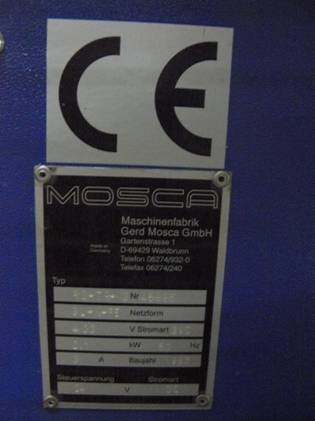 2 Stück Mosca Umreifungsmaschinen – gebraucht - : lagertechnik