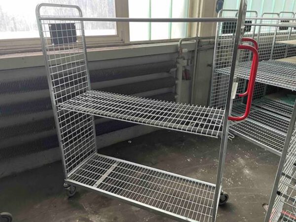 25 Stück Rollwagen, Kommissionierwagen, Wanzl - gebraucht - : – Bild 3
