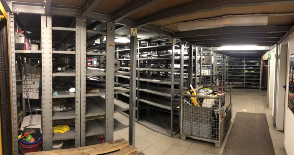 Fachbodenregalanlage, SSI Schäfer Regalanlage R 4000, 2 Ebenen – gebraucht - : – Bild 4