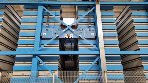 autom. Langgutlager, Kemper Storatec, für 6,50m Langgut, 5 to / Kassette, 163 Kassettenlagerplätze – gebraucht - : – Bild 4