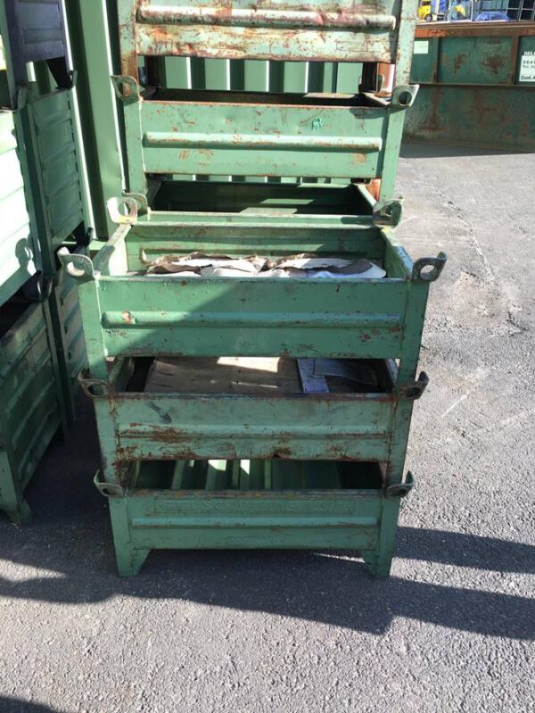 über 800 St. Metallbehälter bzw. Boxen (Typ: 1289, 866,853, 186, 1286) bzw. für Langgut, stapelbar - gebraucht- : – Bild 4