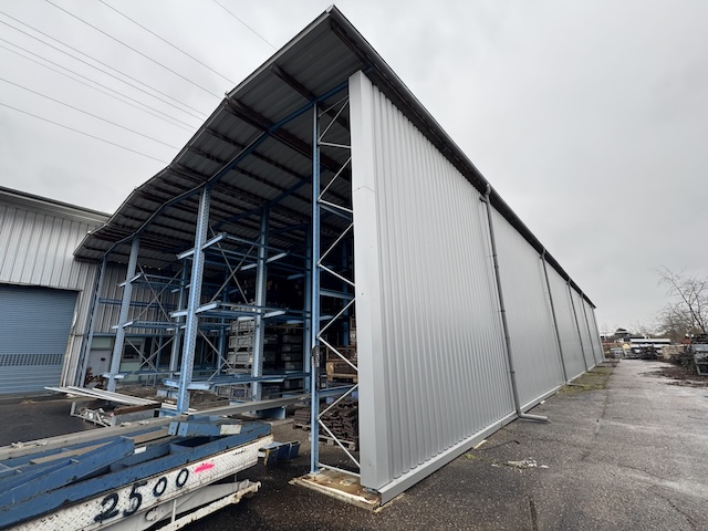 Regalhalle bestehend aus Kragarmregalen und Palettenregalen, OHRA, Grundfläche ca. 867m2 – gebraucht - : lagertechnik Regalhalle bestehend aus Kragarmregalen und Palettenregalen, OHRA, Grundfläche ca. 867m2 – gebraucht - : – Bild 70