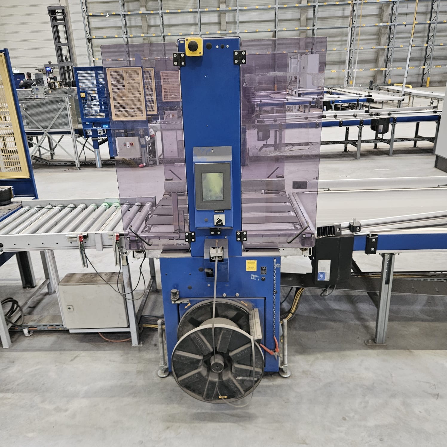 3x autom. Kartonumreifer, Mosca, RO-TR900-4 – gebraucht - : lagertechnik 3x autom. Kartonumreifer, Mosca, RO-TR900-4 – gebraucht - : – Bild 4