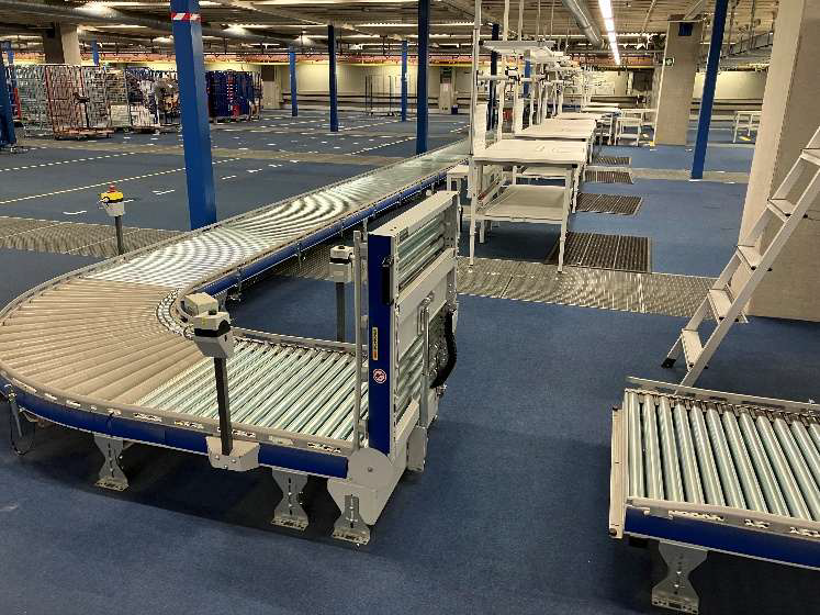 600m Fördertechnikanlage, Packstraße, SSI Schäfer, – gebraucht - lagertechnik 600m Fördertechnikanlage, Packstraße, SSI Schäfer, – gebraucht - – Bild 4
