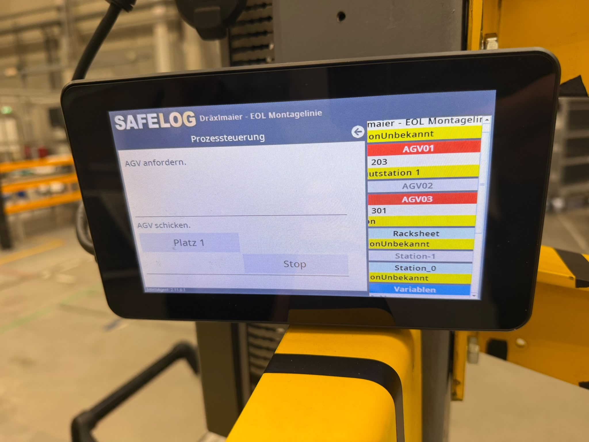 3 Stück fahrerlose Transportsysteme, SAFELOG. AGV M4 – gebraucht - : lagertechnik 3 Stück fahrerlose Transportsysteme, SAFELOG. AGV M4 – gebraucht - : – Bild 4
