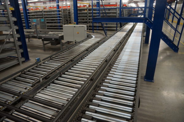 Fördertechnik, Knapp, ca. 1.484m, Rollenbreite ca. 42cm, ideal für Kisten oder Kartons in 40 x 60cm - gebraucht - : – Bild 4