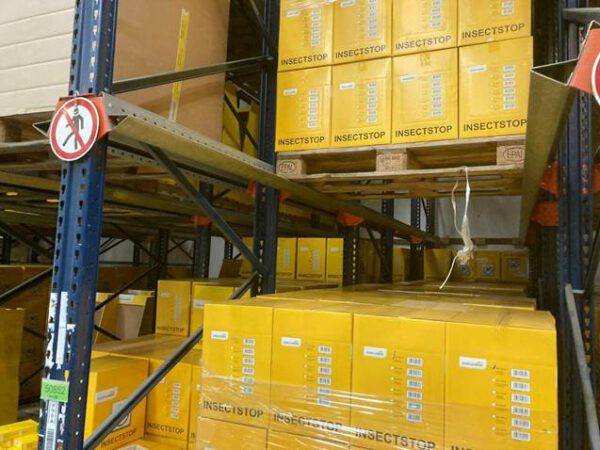 Paletteneinfahrregal, max. 600kg pro Palette, 288 Stellplätze – gebraucht - : lagertechnik