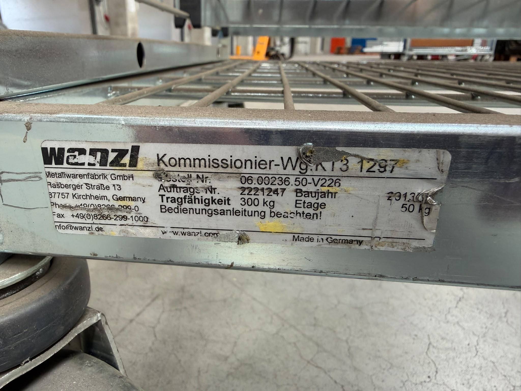 3 Stück Kommissionierwagen, Wanzl KT3 1297– gebraucht - : lagertechnik 3 Stück Kommissionierwagen, Wanzl KT3 1297– gebraucht - : – Bild 4
