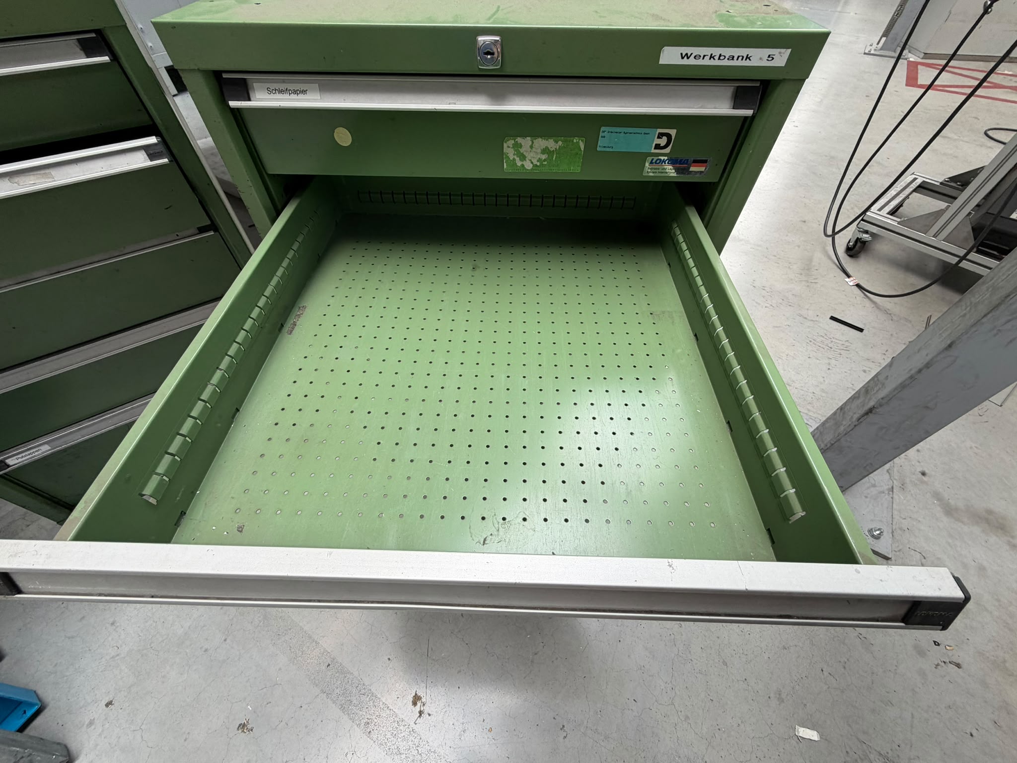2x Schubladenschrank mit 5 Schubläden, Lokoma, – gebraucht - : lagertechnik 2x Schubladenschrank mit 5 Schubläden, Lokoma, – gebraucht - : – Bild 4