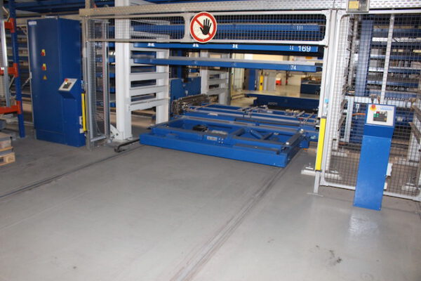 automatisches Blechlager, Stopa, für Bleche max. 1,50m x 3m, 3 To. Kassette, 299 Stellplätze, – gebraucht - : – Bild 4