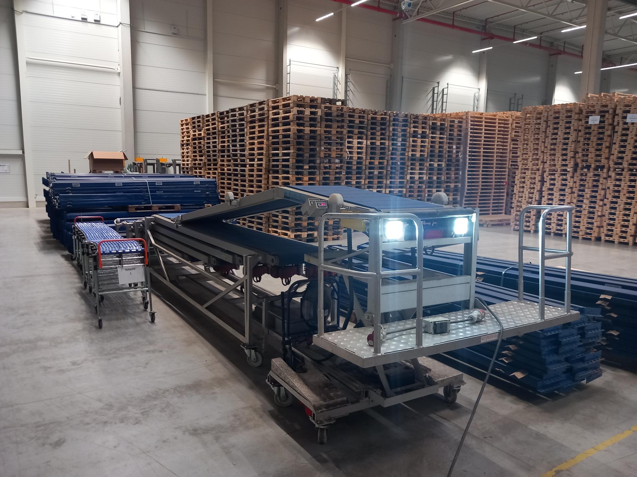 Aluminium Teleskopförderband, Gawronski – gebraucht - : lagertechnik Aluminium Teleskopförderband, Gawronski – gebraucht - : – Bild 4